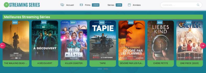 le site de streaming STREAMING SERIES